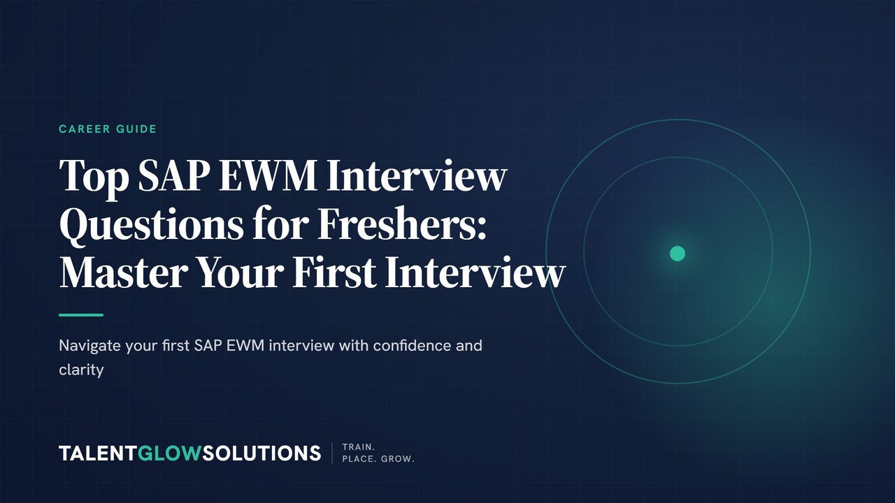 Top SAP EWM Interview Questions for Freshers: Master Your First Interview