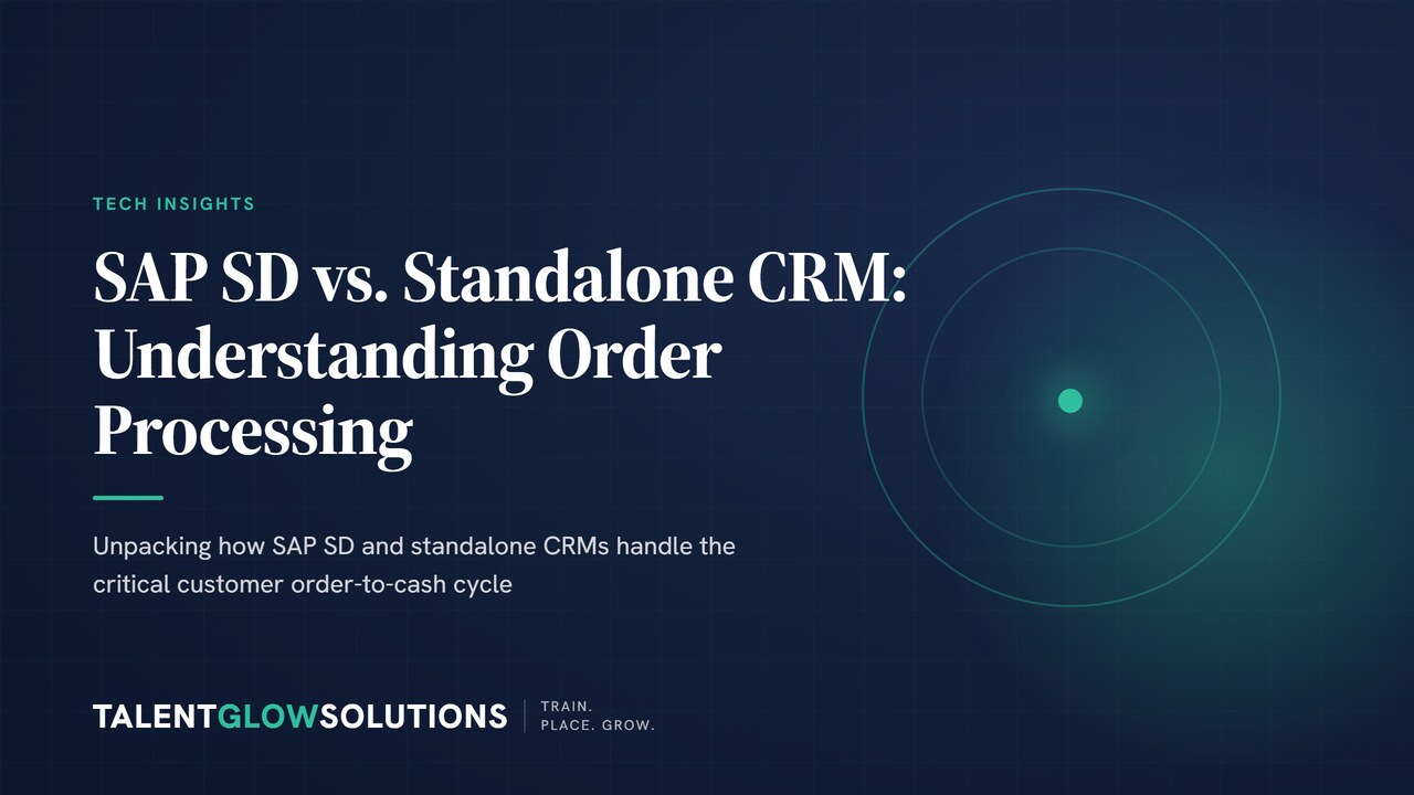 SAP SD vs. Standalone CRM: Understanding Order Processing